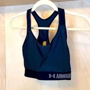 Unpadded Under Armour Gray Sports Bra (Medium)